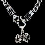 Shubham Jewellers Rehti 925 92.5 Pure Sterling Silver Oxidised Guthi Bracelet With Shiva Damru and Hallmark