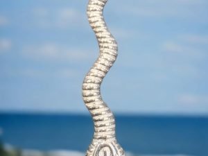 SJ SHUBHAM JEWELLERS? Silver/Chandi Naag Nagin Ka Joda for Kalsarp Dosha (Silver) Multiple Pack (1/2 /4/6/10) (Pack of Two)