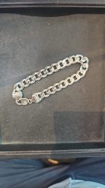 "Pure 925 Sterling Silver Italian Sachin Figaro Bracelet for Men women's, girls, and boys 8.5 Inches Multiple Design"