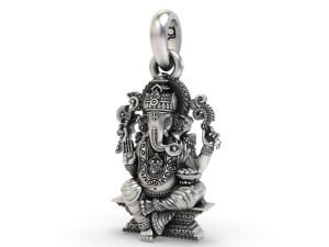 925 Silver Ganesha Pendant