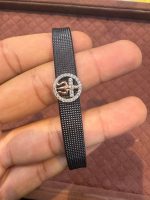 925 Band Bracelet in Silver Finish with CZ Stones