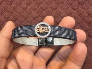 (Copy) 925 Band Bracelet in Silver Finish with CZ Stones