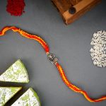 "925 Damru Trishool Sterling Silver Rakhi for brother , Rakhi For Men, Rakhi For Kids( Trishool Silver Rakhi )"