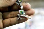 Krishna Peacock Feather Flute Pendant – Symbol of Divine Harmony | Jewelyaari