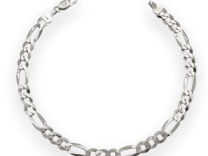 JewelYaari™ Pure 925 Sterling Silver Italian Sachin Figaro Bracelet for Men womens, girls, and boys 8.5 Inches(8 Gm) mens silver bracelets