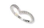 SJ SHUBHAM JEWELLERS™ 925 Sterling Silver Line Ring Design Adjustable Finger Ring with White CZ diamond for Women and Girls, Anniversary, Valentine