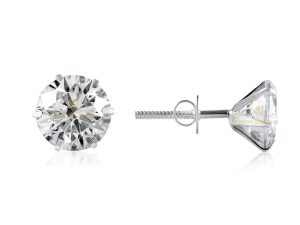 SJ SHUBHAM JEWELLERS™ SJ SHUBHAM JEWELLERS™ 925 Pure Sterling Silver Brilliant Cut Real Cubic Zirconia Fashion Stud Earrings For Men,Women,Children,Boys and Girls (7 MM)