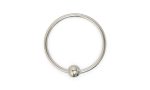 SJ SHUBHAM JEWELLERS™ 92.5 Silver Thin Tiny Hoop Nose Ring Nath 1 Piece, Simple & Beautiful Nose Pin For Women & Girls(1 PC no) nose rings for pierced nose