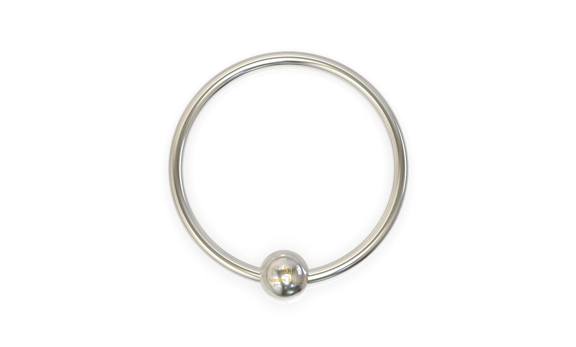 SJ SHUBHAM JEWELLERS™ 92.5 Silver Thin Tiny Hoop Nose Ring Nath 1 Piece, Simple & Beautiful Nose Pin For Women & Girls(1 PC no) nose rings for pierced nose