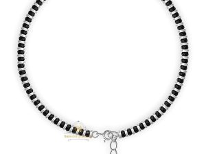 SJ SHUBHAM JEWELLERS™ Pure Silver Nazariya Anklet (Payal) in Pure 92.5 Pure Sterling Silver for Girls & Women (Silver) (One Pc Nazariya)