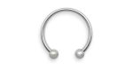 JEWELYAARI™ 92.5 Silver Tiny Hoop Nose Ring 1 Piece,Two Piece, Variation, Simple & Beautiful Nose Pin For Women & Girls