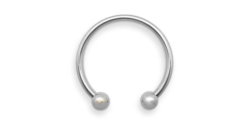 JEWELYAARI™ 92.5 Silver Tiny Hoop Nose Ring 1 Piece,Two Piece, Variation, Simple & Beautiful Nose Pin For Women & Girls