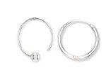SJ SHUBHAM JEWELLERS™ 92.5 Silver Tiny Hoop and Pipe Nose Ring One Piece Combo Simple & Beautiful Nose Pin For Women & Girls Parent (Pipe 10 MM Hoop 10 MM 1 PC)