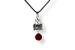 SJ SHUBHAM JEWELLERS™ 925 Pure Sterling Silver Oxidised Damru Charm Pendant For Men,Women,Children,Boys and Girls (TRISHOOL DAMRU)