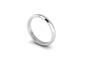 SJ SHUBHAM JEWELLERS™ 925 High Polish Regular Wear Unisex Silver Finger Ring Band in Pure 92.5 Sterling Silver ( P )