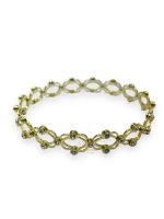 SJ SHUBHAM JEWELLERS™ 925 Sterling Silver Folding Retractable Ring Bracelet Kada for Girls and Women