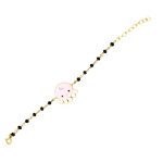 SJ SHUBHAM JEWELLERS™ 925 Sterling Silver Cute Animal Octopus Pink Bracelet Nazariya For Baby Boys & Girls (New Born to 12 Month Small Size Length 5 Inch one pc)