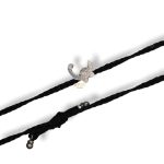 JewelYaari 925 New Oxidised Silver Black Thread Footstep, Owl, Dog Nazarbattu/Nazaiya Anklet/Bracelet for Girls, Women with Silver Ghunghroo