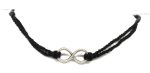 JewelYaari 925 New Oxidised Silver Black Thread Footstep, Owl, Dog Nazarbattu/Nazaiya Anklet/Bracelet for Girls, Women with Silver Ghunghroo