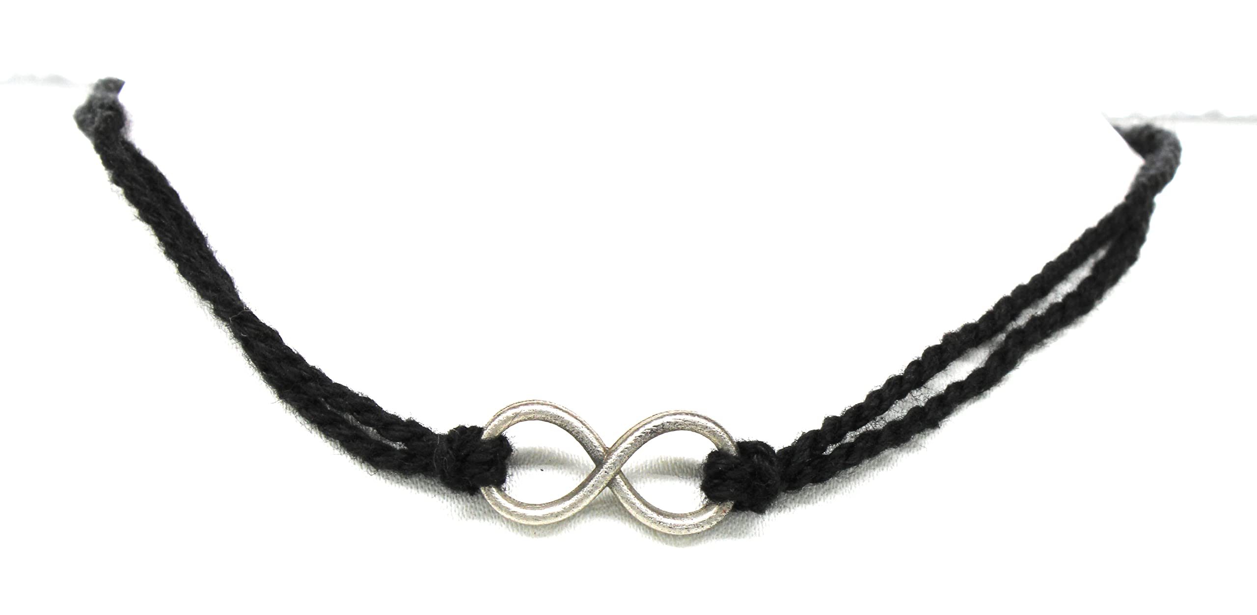 JewelYaari 925 New Oxidised Silver Black Thread Footstep, Owl, Dog Nazarbattu/Nazaiya Anklet/Bracelet for Girls, Women with Silver Ghunghroo