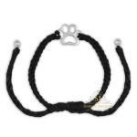 JewelYaari 925 New Oxidised Silver Black Thread Footstep, Owl, Dog Nazarbattu/Nazaiya Anklet/Bracelet for Girls, Women with Silver Ghunghroo