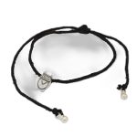 SJ SHUBHAM JEWELLERS 925 New Oxidised Black Thread Silver Dinosaur Nazarbattu/Nazaiya Anklet/Bracelet for Girls, Women with Silver Ghunghroo