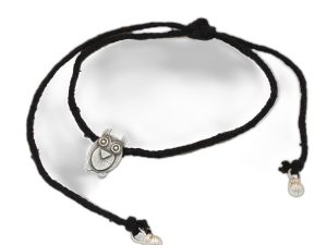 SJ SHUBHAM JEWELLERS 925 New Oxidised Black Thread Silver Dinosaur Nazarbattu/Nazaiya Anklet/Bracelet for Girls, Women with Silver Ghunghroo
