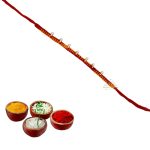SJ Shubham Jewellers 925 Sterling Silver Ghungroo Bells Rakhi for Brother | Charm Bracelet with Roli Chawal | Raksha Bandhan Gift for Men & Boys