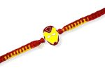 SJ Shubham Jewellers 925 Sterling Silver Iron Man Rakhi for Brother | Charm Bracelet with Roli Chawal | Raksha Bandhan Gift for Men & Boys