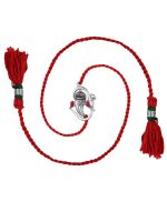 SJ Shubham Jewellers 925 Sterling Silver Om Ganesha (Meenakari) Rakhi for Brother | Charm Bracelet with Roli Chawal | Raksha Bandhan Gift for Men & Boys