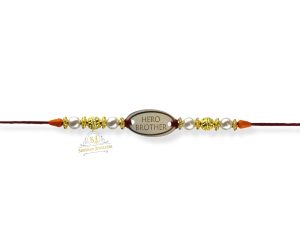 SJ Shubham Jewellers 925 Sterling Silver Superhero Rakhi for Brother | Charm Bracelet with Roli Chawal | Raksha Bandhan Gift for Men & Boys