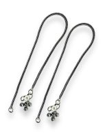 JewelYaari™ 925 Silver Vintage charm anklets handmade chain anklet Payal crafted from sterling silver for Womens and Girls (Style 2)