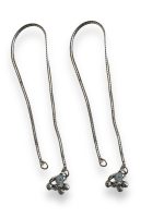 JewelYaari™ 925 Silver Vintage charm anklets handmade chain anklet Payal crafted from sterling silver for Womens and Girls (Style 3)